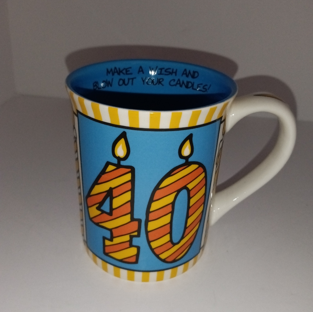 🆕40th Birthday Mug Over the Hill Birthday - "Our Name Is Mud"